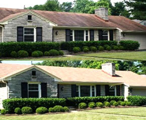 Home Roofing Repair Before and After